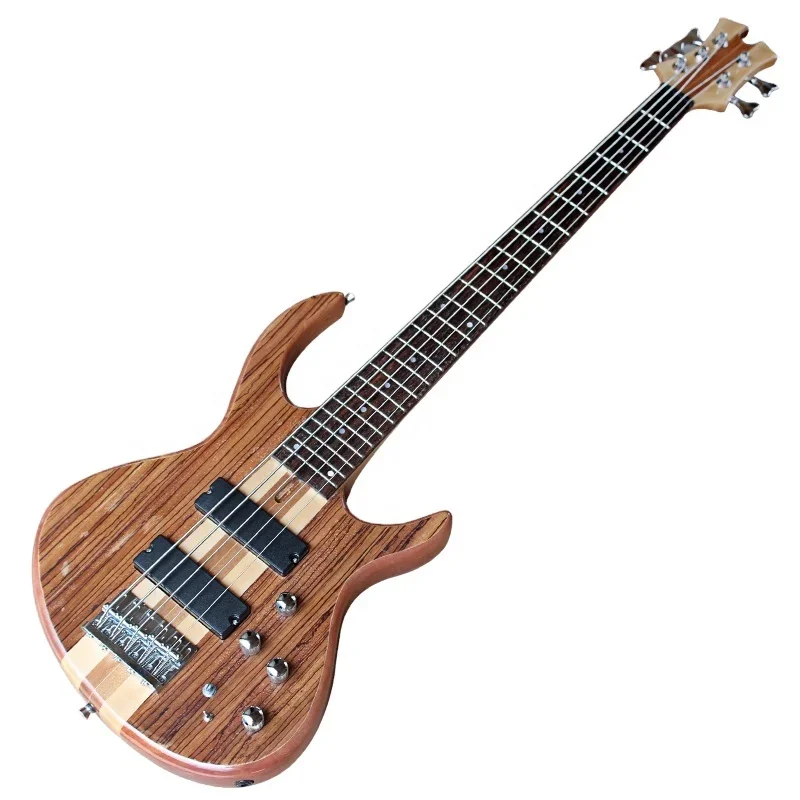 

Professional 5 Strings Bajo Electric Neck Through Body Electric Bass Guitar