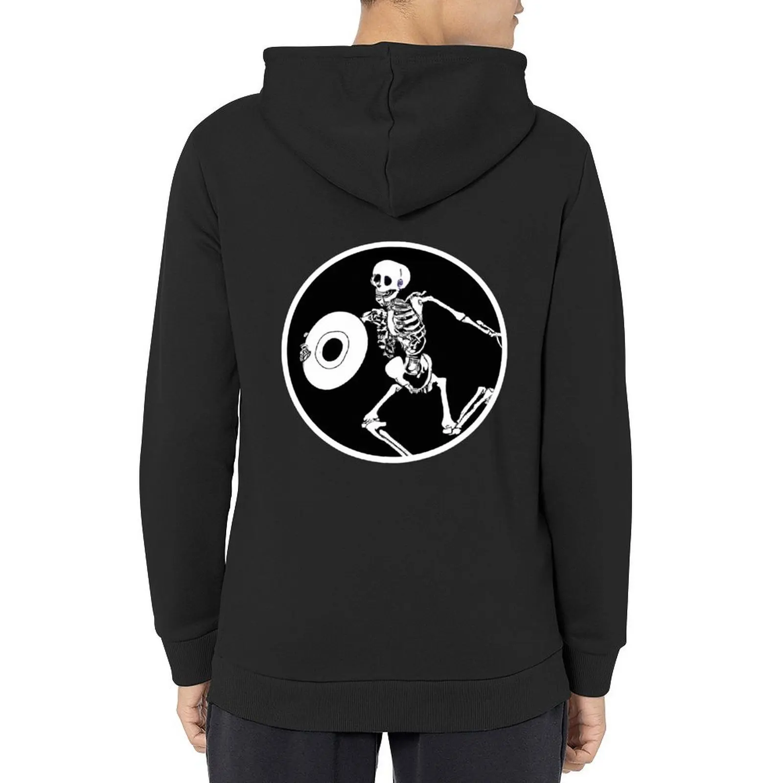 

Disc Golf Skeleton high quality funny essential black Hoodie men's clothing men's clothes anime clothes autumn hoodie