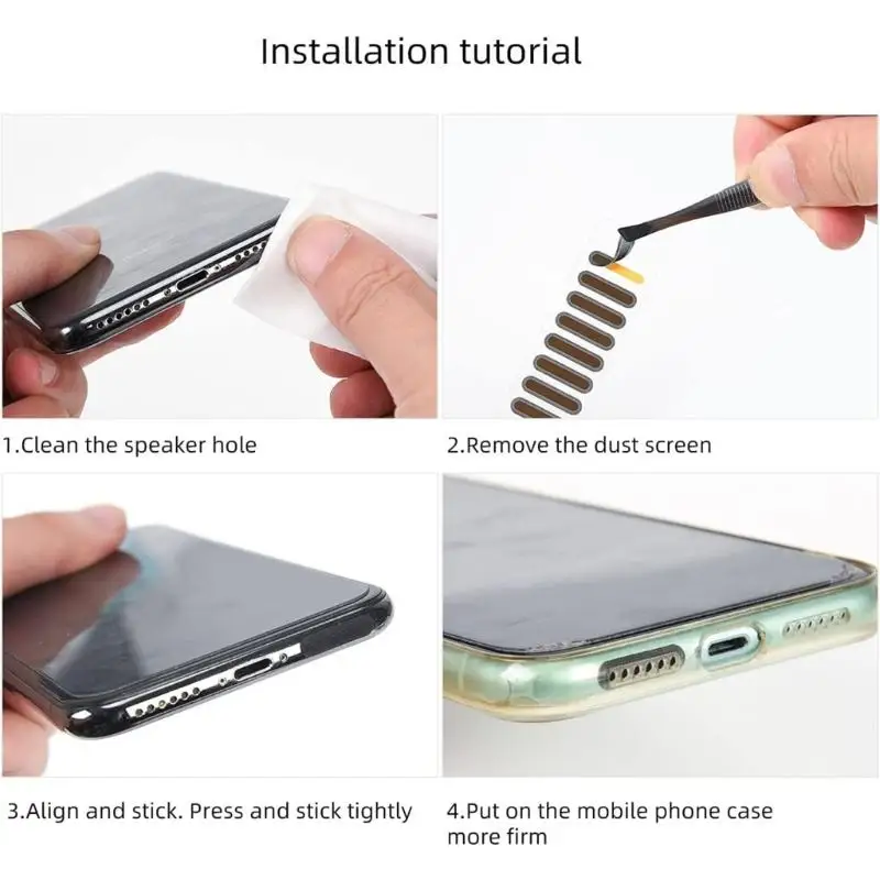 R53C Mesh Speaker Anti Dust Adhesive Cover Included Dust Plug & Tweezer for Phone 16 15 Dustproof Stickers Protectors