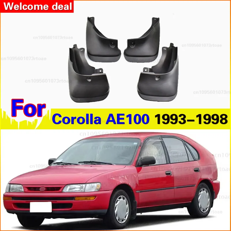 Car Accessories For Toyota Corolla AE101 AE102 AE100 1993-1998 Fender Mudguard Mud Flaps Guard Splash Flap Mudguards