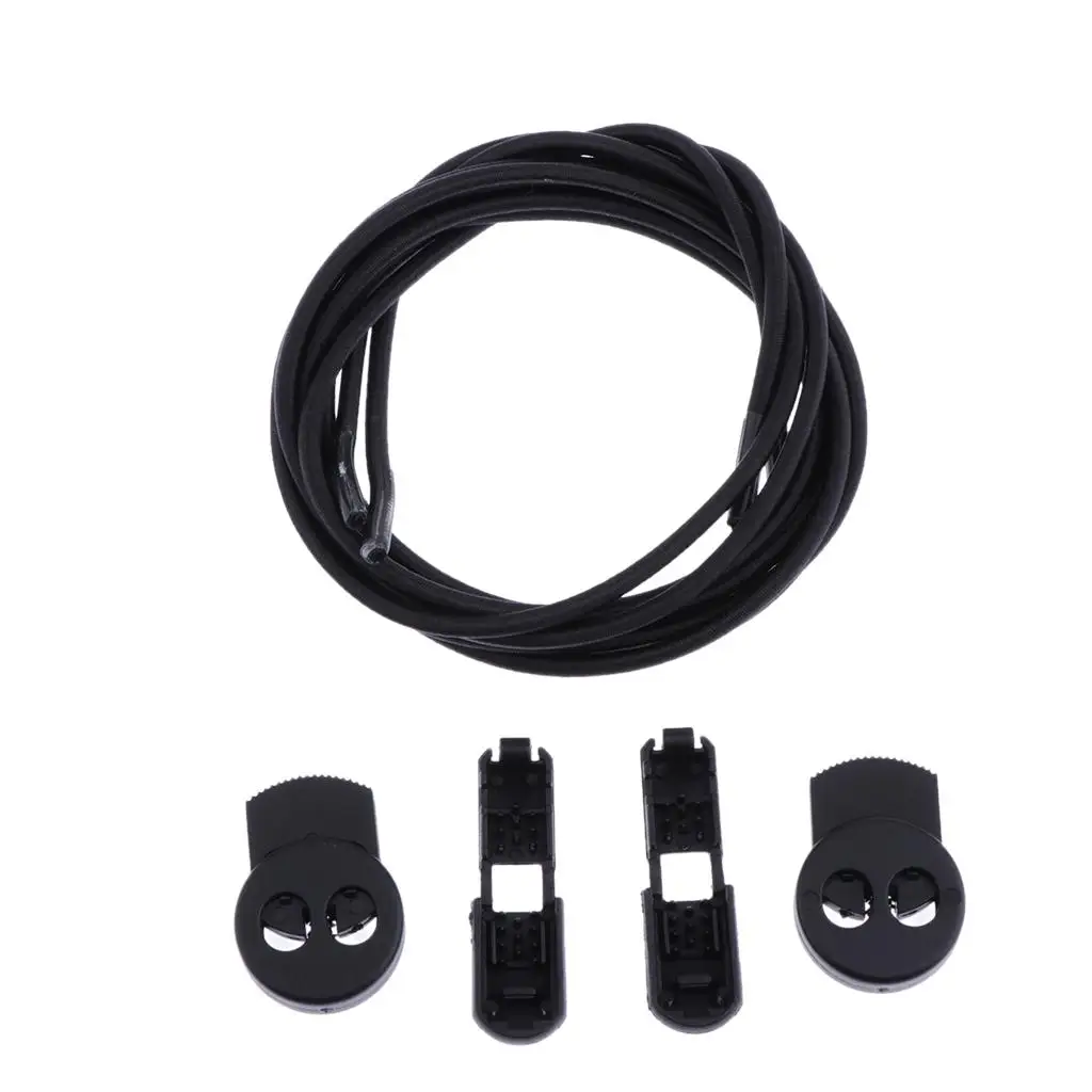 Lazy No Tie Shoelace Reflective Elastic Cord for Sneakers Easy Lock Laces for Kids and Adults