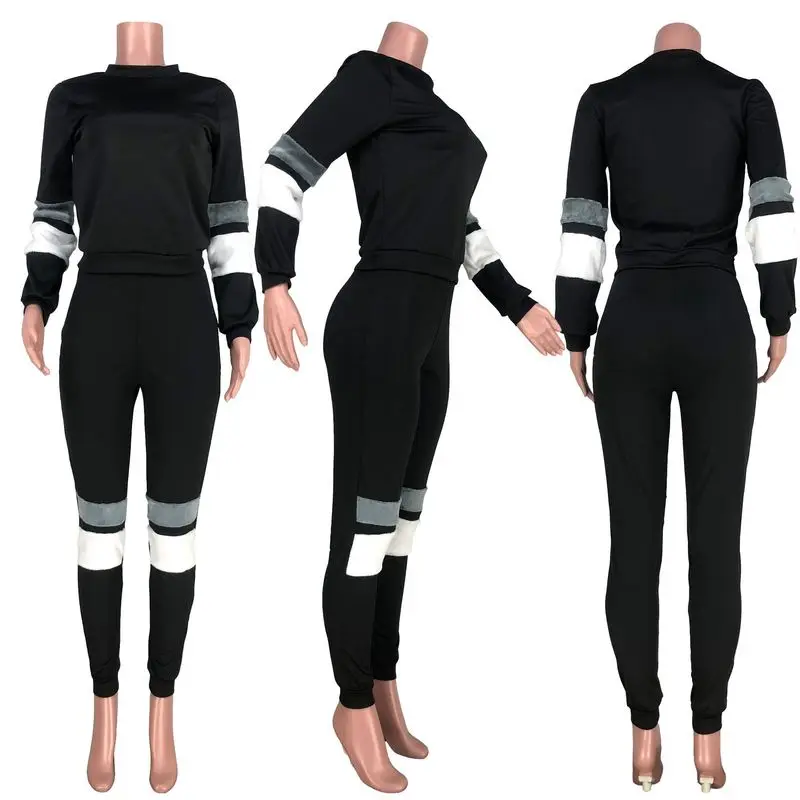 Autumn Winter Tracksuit Women 2 Piece Set Casual Sweatshirt Top and Pants Set Streetwear Lounge Sweat Suits Women Two Piece Set image 6