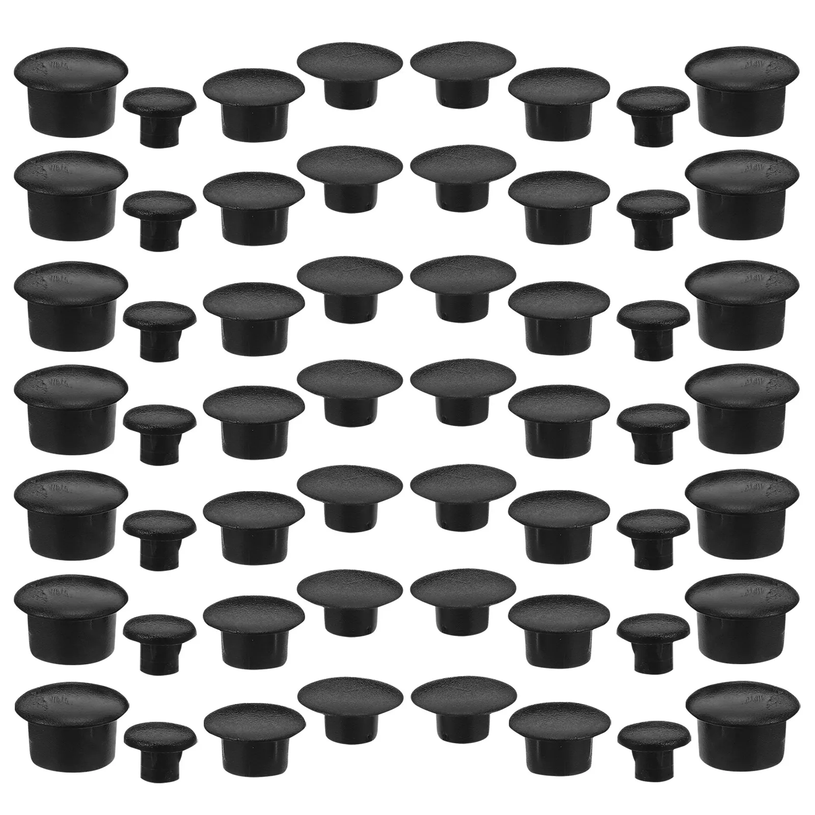 

200Pcs Plastic Furniture Hole Plugs Round Push Hole Plugs 5Mm 6Mm 8Mm 10Mm Dustproof Screw Plug Covers for Wardrobes Cabinets