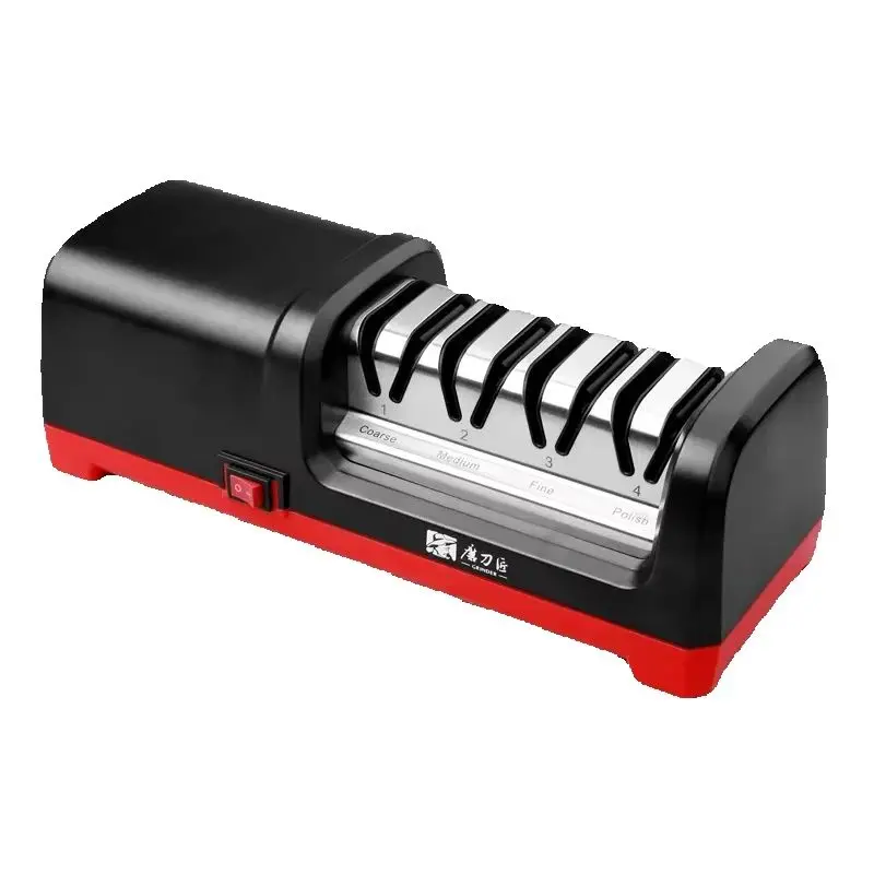 GRINDER 4 Stage Diamond Electric Knife Sharpener With 2800rpm Rotational Speed And 18W Rated Power CE Certif TG2102