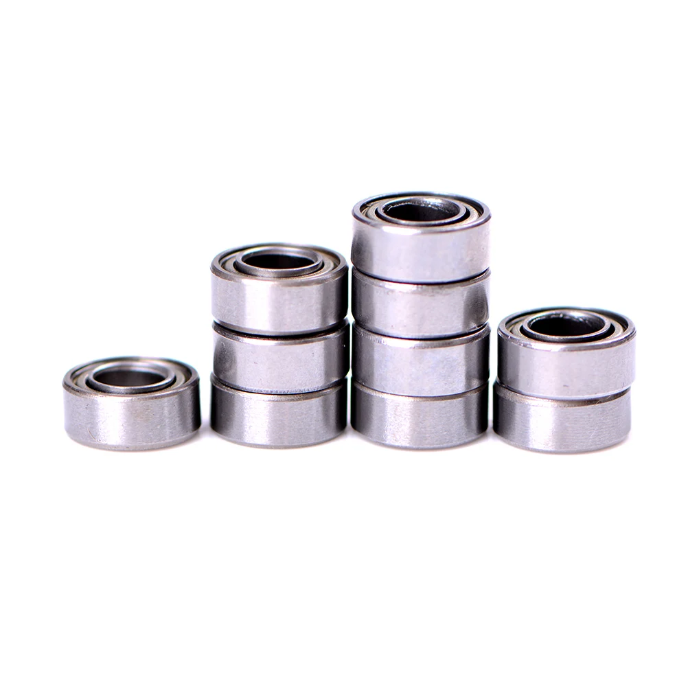 

10Pcs MR105ZZ L-1050 MR105 Deep Groove Miniature Ball Bearings Rubber Sealed Ball Bearing 5x10x4mm