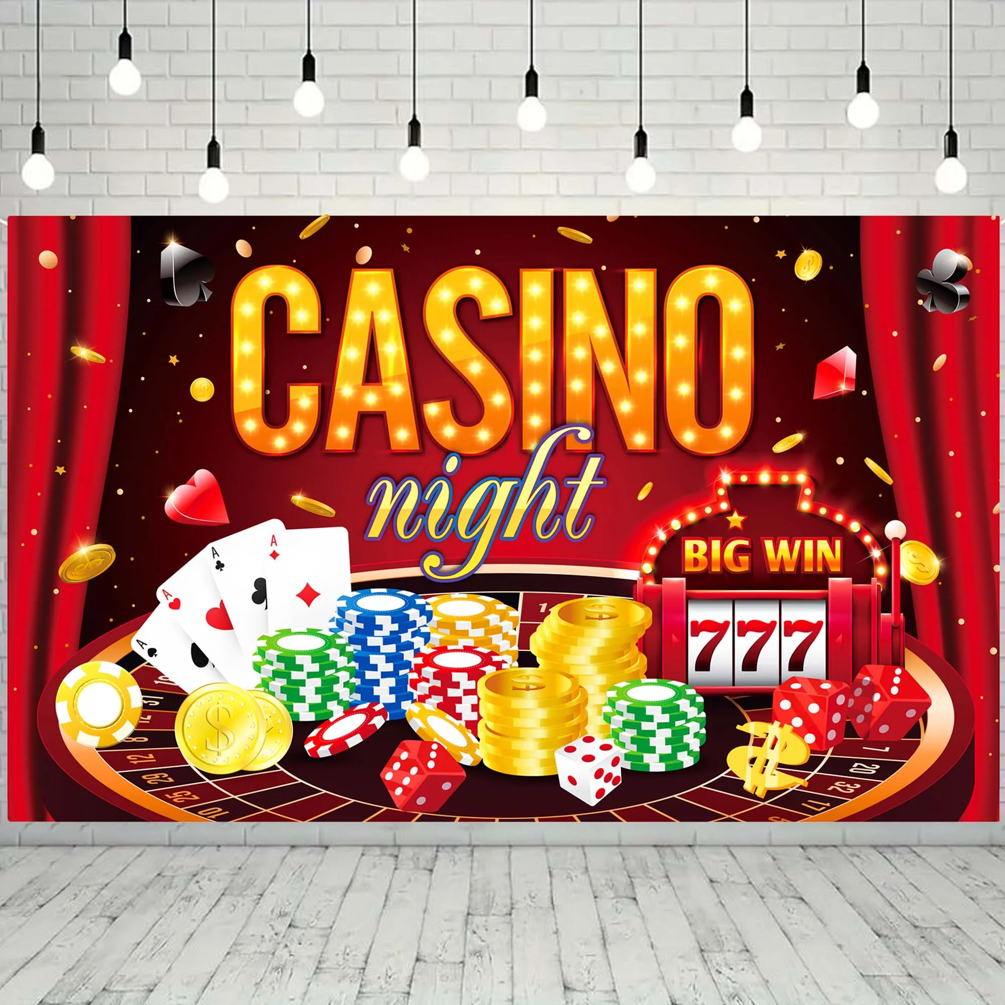 71" X 43" Casino Pa…
