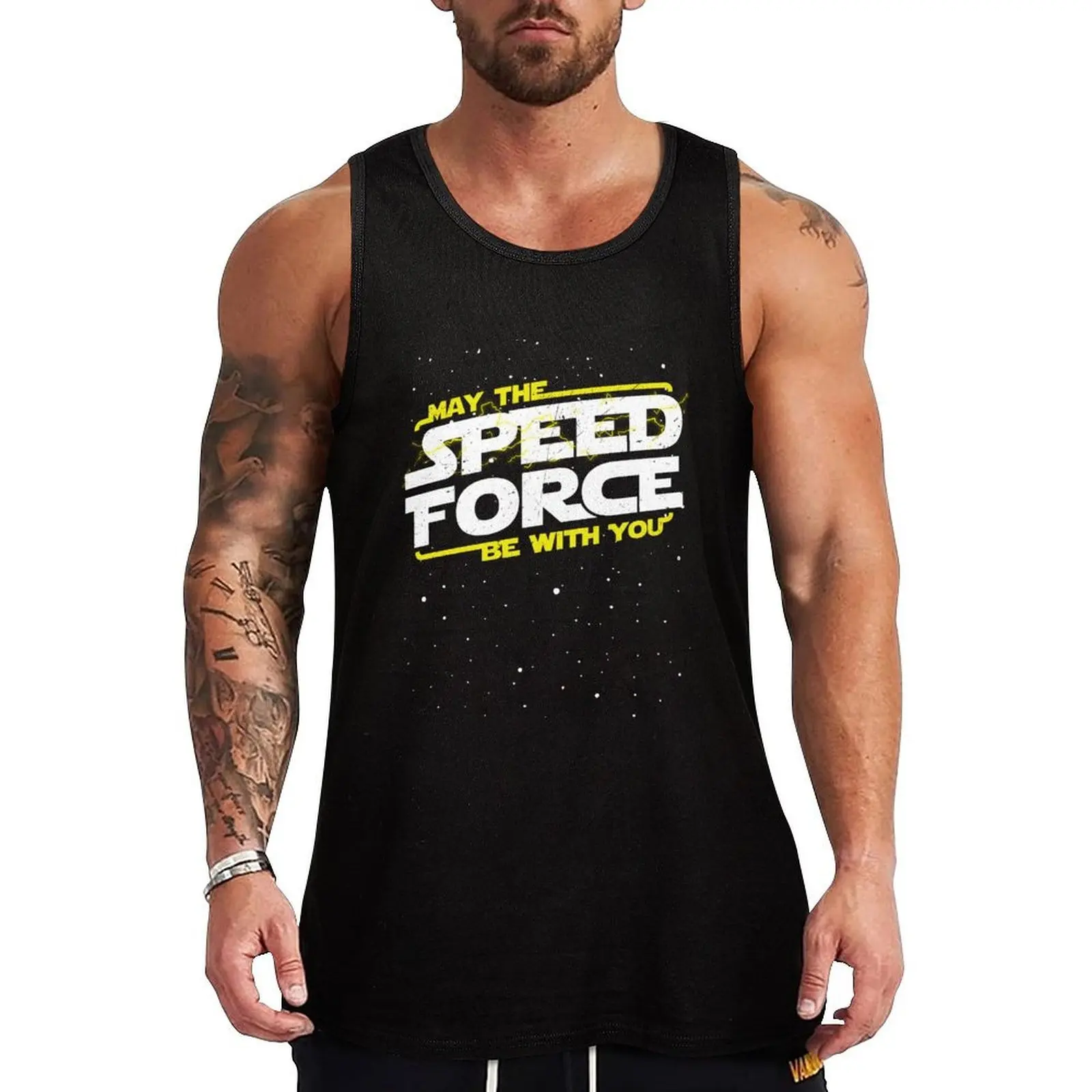 May The Speed Force Be With You Tank Top Classic Fit Tank Tops Undershirt Everyday Wear