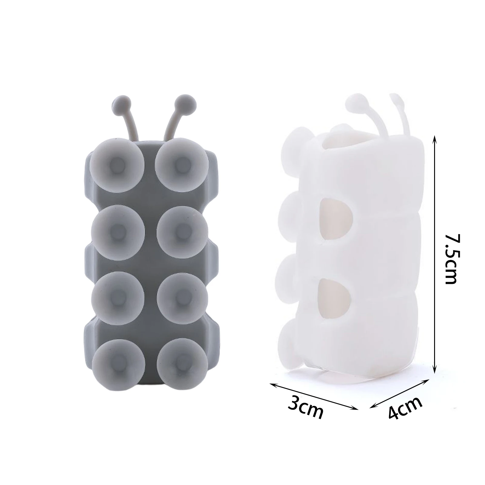 Shower Head Holder Suction Bracket for Bathroom Wall Silicone Flexible Nozzle Fixer Waterproof Reusable Home Accessory 1-2pcs