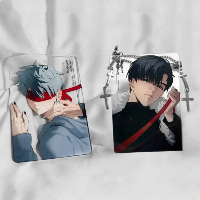 

Anime Alien Stage Till Ivan Cosplay Card Acrylic Transparent Cards Accessories Decoration Ornament Props