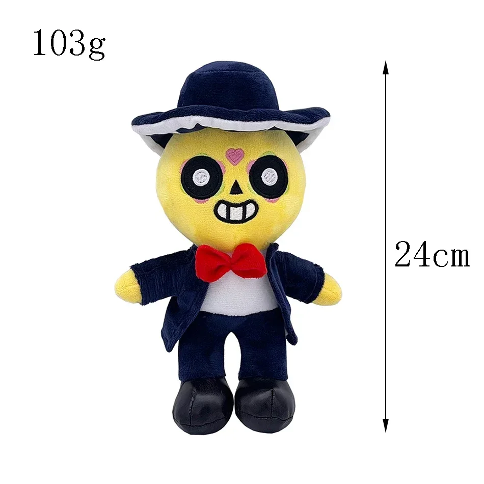 Coc 25cm Leon Spike Plush Toys Cotton Pillow Dolls Game Characters Game Peripherals Gift for Children