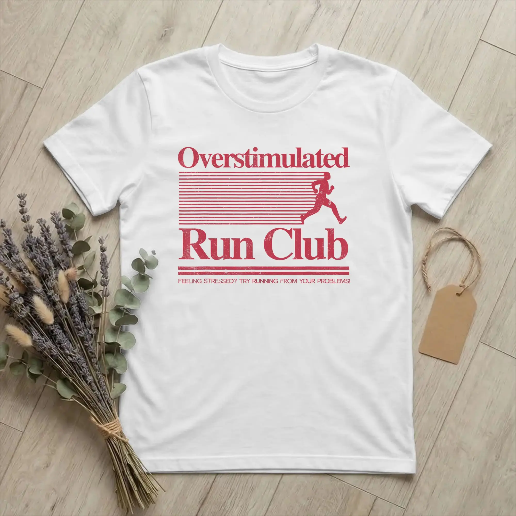Men's T-Shirts Ready Steady Go Run Club Vintage Cotton Tee Short Sleeve Athletic Marathon T Shirt Round Neck Clothing Birthday