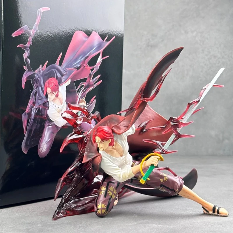 

17 см пиратские четыре короля, цельные красные волосы, фигурки шаньков, на корточках, красные волосы, боевая сцена, набор кукол, модель куклы ручной работы, игрушка