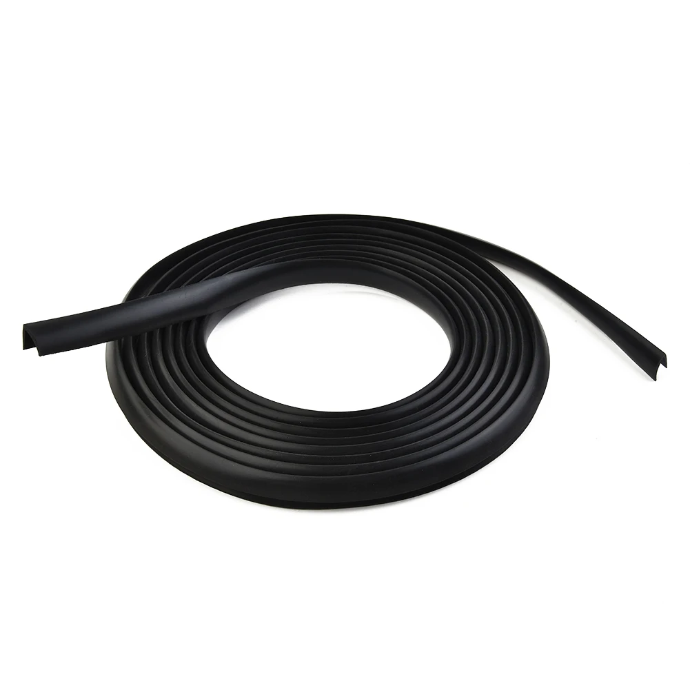V Type Car Seal Strip 4m Length Rubber for Auto Side Casement Window Weatherproofing Soundproofing 15mm Width and 11mm Thickness