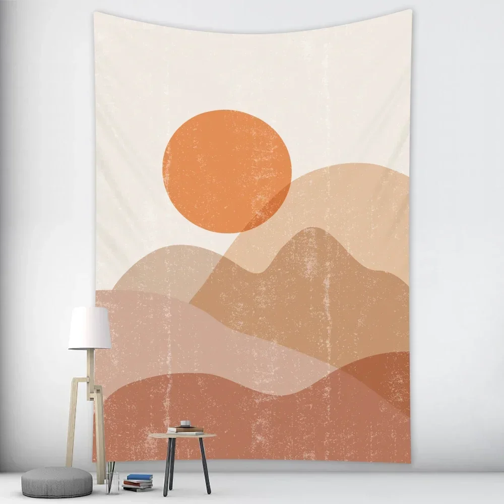 Simple and fresh wall tapestry Hippie bedroom home decoration tapestry Bohemian decorative Yoga mattress sheet