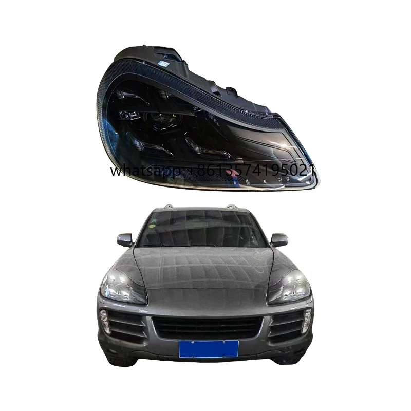 

For Porsche Cayenne 2008-2010 Car Modification Car Lights LED Modified Headlight New Daytime Running Lights for 957 Model