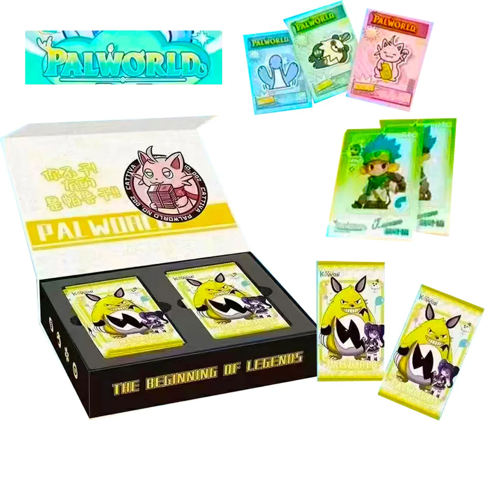 

Palworld Anime game Collection Cards Board Games Toys Box Birthday Gifts for Boys and Girls