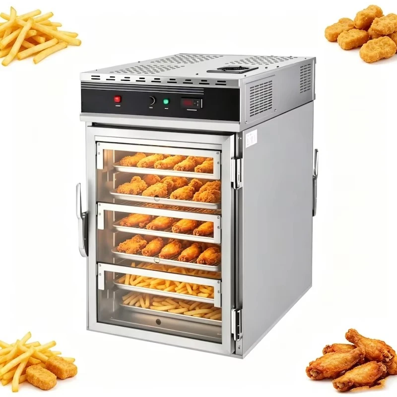 Commercial Hot Holding Equipment Adjustable Shelving Fast Food Warmer Display Heated Deli Cases Countertop Display