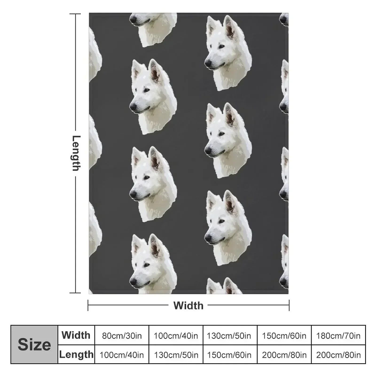 White Swiss Shepherd Stunning White Dog Throw Blanket Bed Fashionable Blankets For Sofas wednesday Sofa Throw Blankets