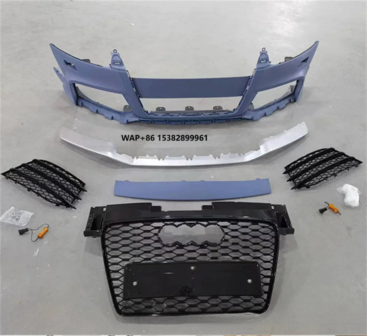 Veidt Suitable for 07-15TTRS Body Kit TT Modified Rear Lip Side Mount TTRS Body Kit Front Bumper Grille