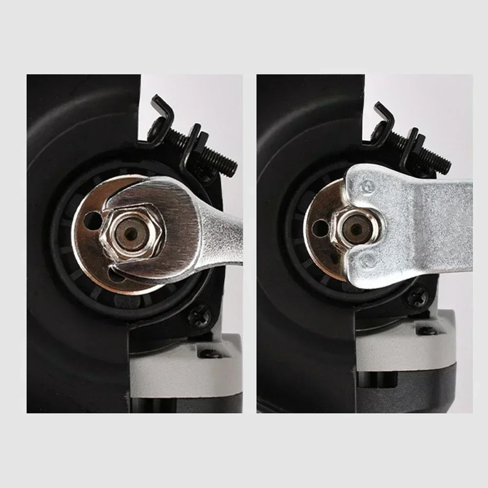 1pc Angle Grinder Pressure Plate Metal Hexagon Nut Inner Outer Flange Nut Fitting Tool For 100 Type Angle Grinder Polisher