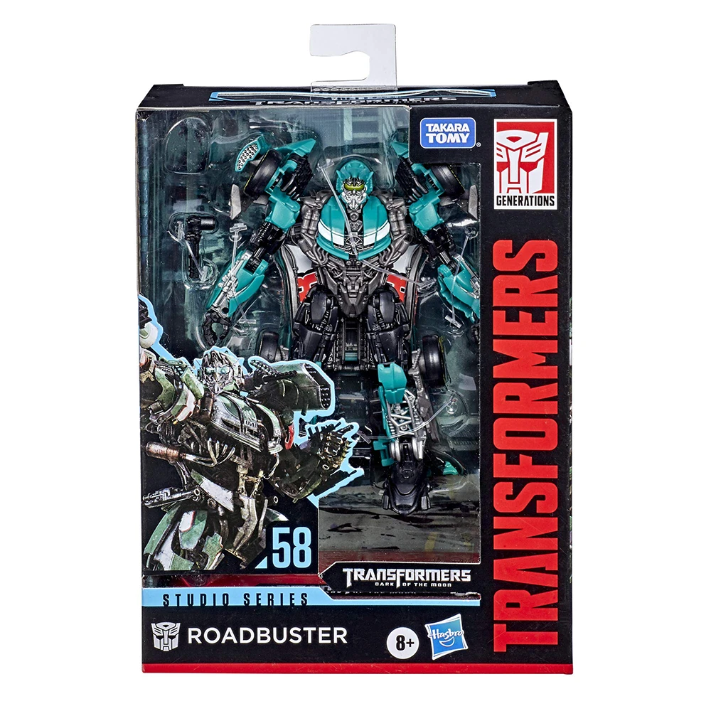 [Na stanie] Hasbro Transformers Studio Series SS58 Roadbuster 11,5 cm Deluxe Class Kolekcjonerska figurka filmowa Model zabawek
