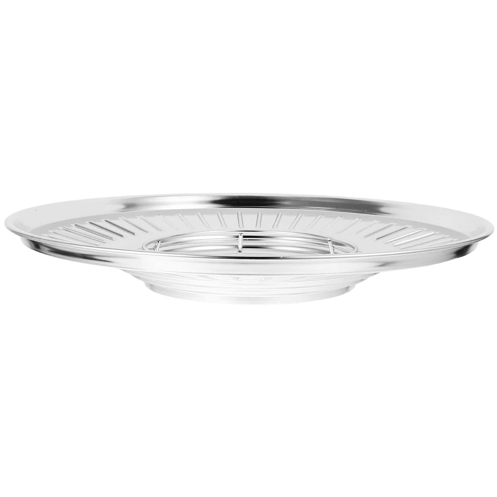 

Frying Artifact Oil Catcher Stainless Steel Fry Draining Rack Food Control Disc Filter Tray Drain Excess Grease Healthy Solution