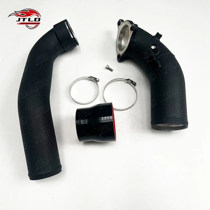 Sistem Pipa Intake Udara Dingin Aluminium JTLD untuk BMW G20 B58 3.0T A90 Supra B58 Gen1, Kit Filter Pipa Pengisian