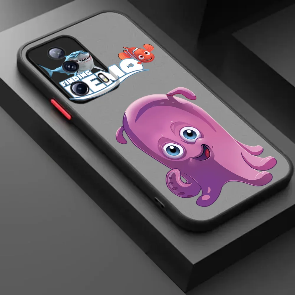 حافظة هاتف لهاتف Xiaomi 11 Lite 12x 12t Redmi Note 12 11s 12s 12c Poco C40 C50 C51 غطاء شفاف بنمط نيمو