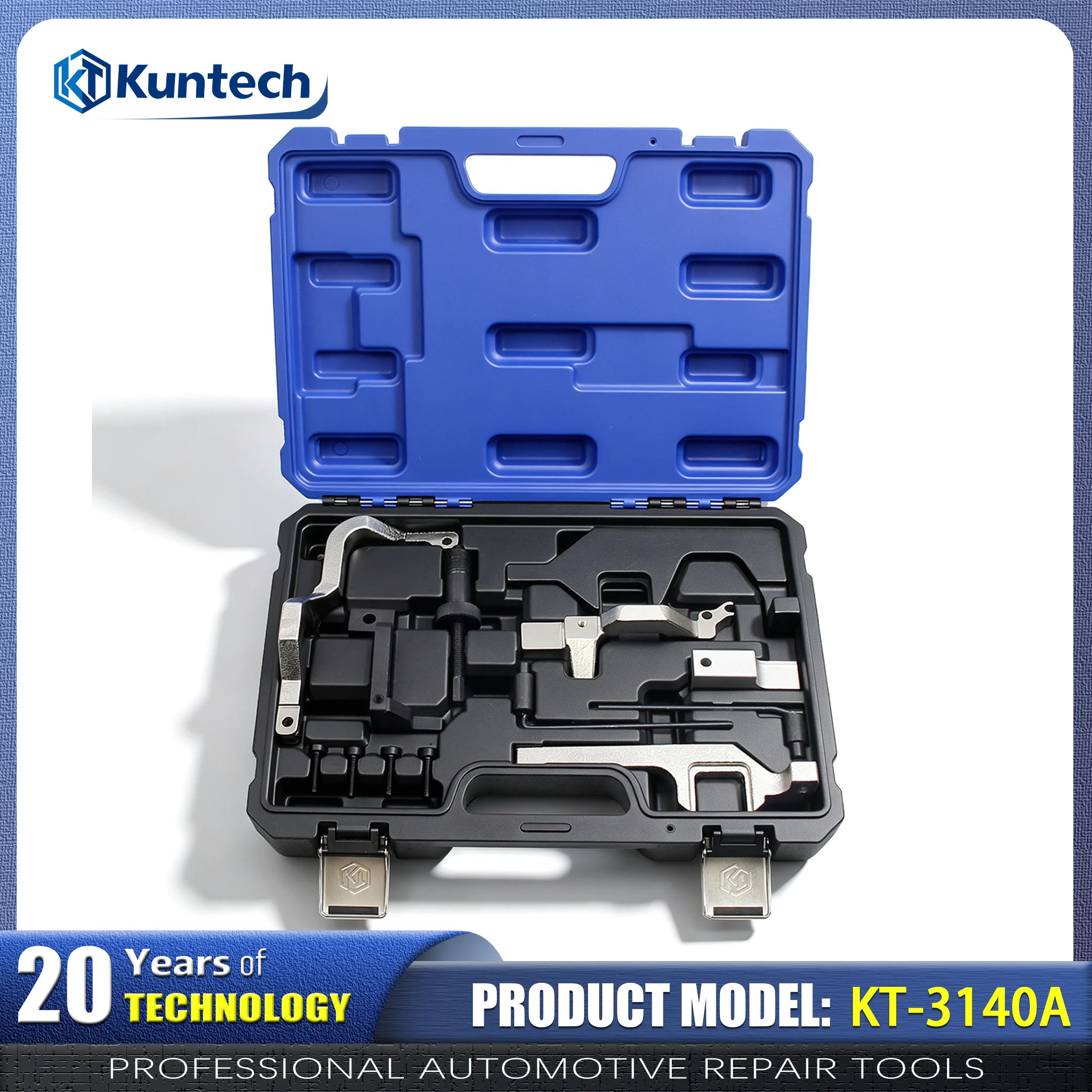 Kuntech KT-3140A Engine Timing Tool Set for BMW Mini Peugeot Citroen Camshaft Crankshaft Locking Alignment Tool Kit
