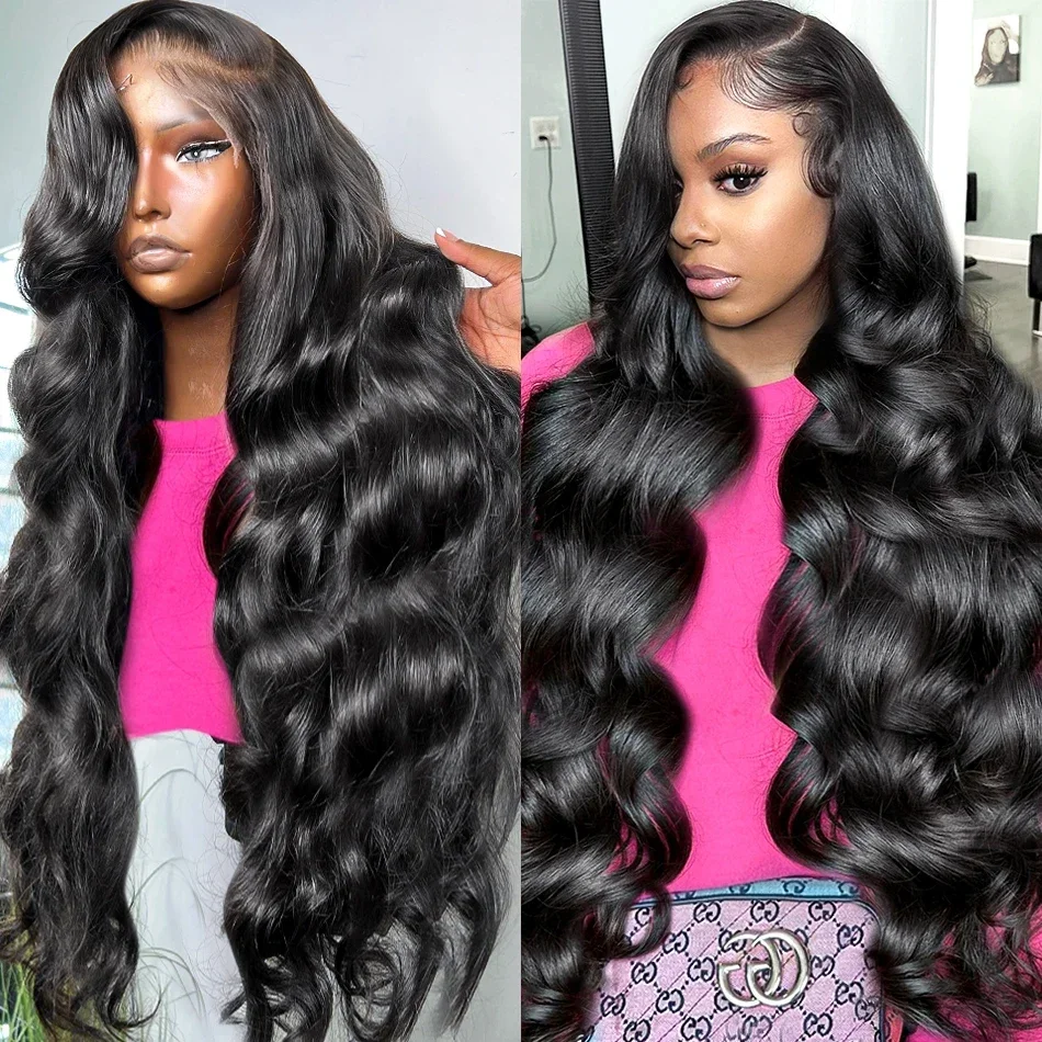 Body Wave 13x4 Lace Front Wigs Human Hair 13x6 Transparent Lace Frontal Wigs PrePlucked 4x4 Lace Wigs 360 Wig For Women Bling