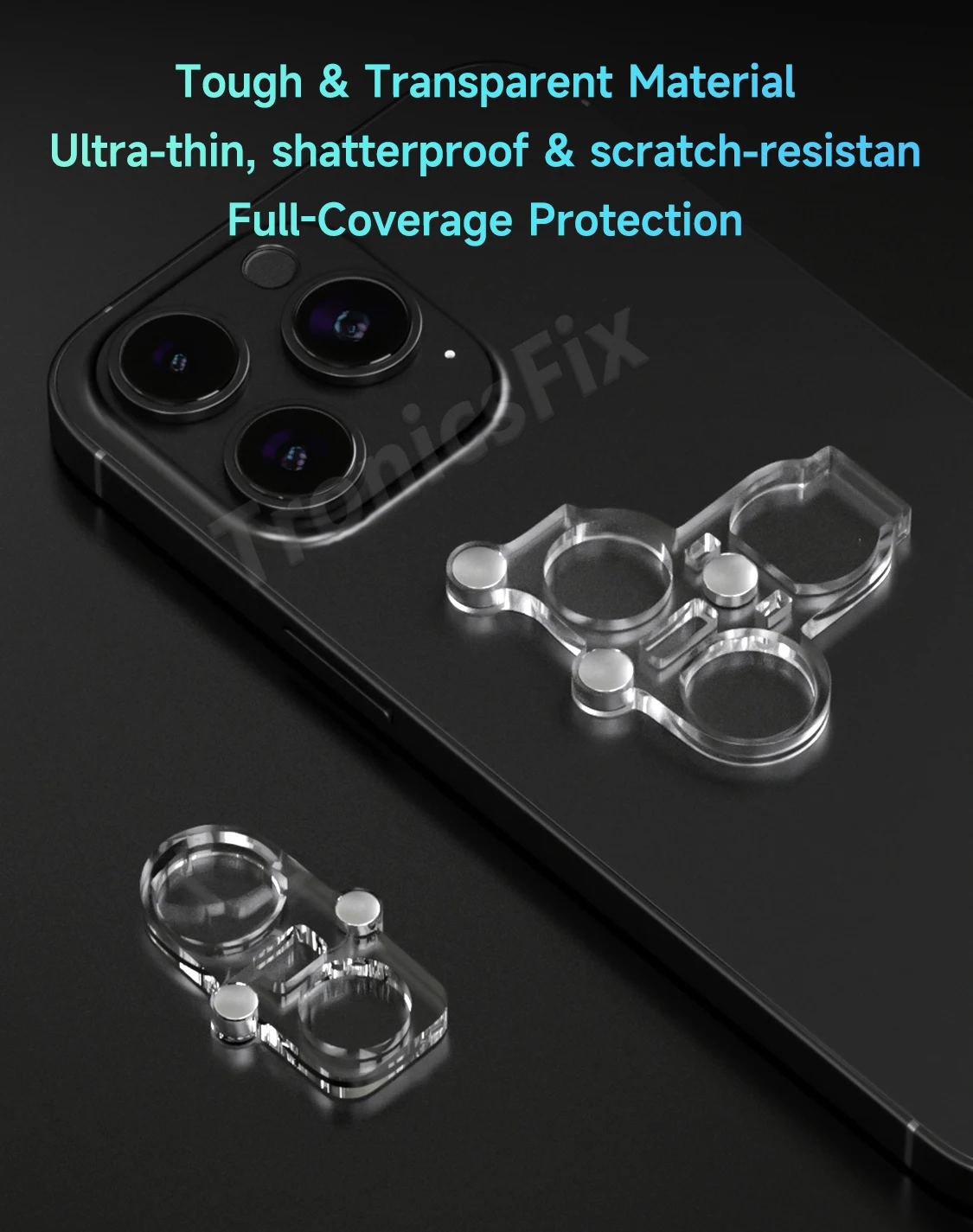 MECHANIC CP23 Magnetic Blue Light Lens Cover - Full Coverage Scratch-Resistant Protective Case for iPhone 12-16Promax
