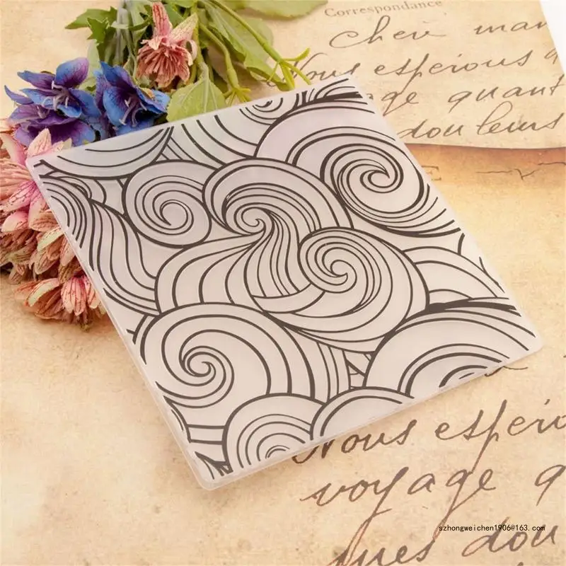 28GF Plastic Embossing Pasta Stencil Template DIY Craft Background Album Card