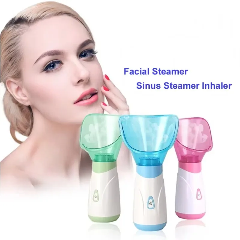 Warm Mist Facial Steamer Sinus Steamer Inhaler Non-Medicated Steam Relief for Allergies