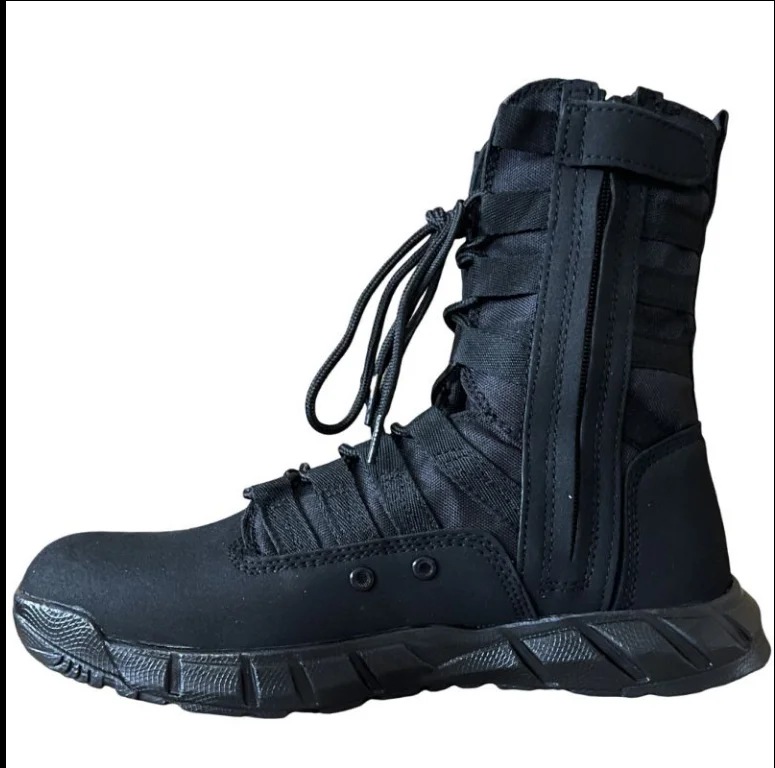 2024 New Summer High-Top Zipper Men\'s Fan Desert Mountaineering Special Boots