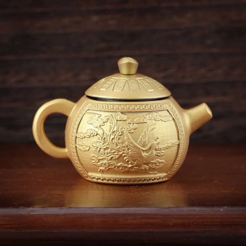 Metal Craft Stress Relief Artifact Pisces Dragon Phoenix Handheld Pot