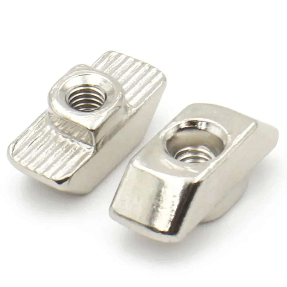 10-50 M3 M4 M5 M6 M8 M10 Slot T-nut Sliding T Nut Hammer Drop In Nut Fasten Connector For Aluminum Extrusion EU30 EU35 EU40 EU45