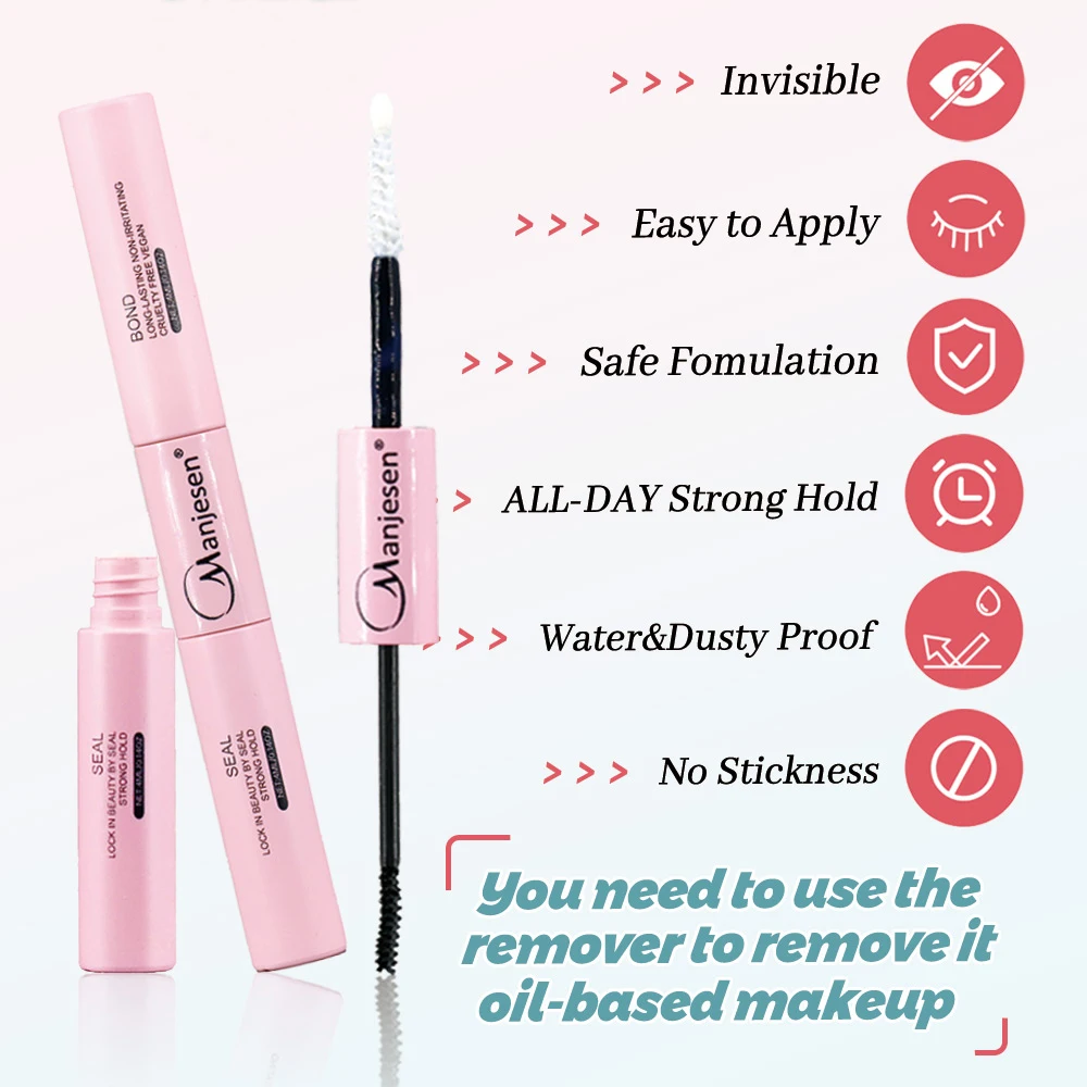 Diy Make-Up Set 120 Trossen Lash Bond En Afdichting Wimper Lijm Verwijderaar Applicator Lash Clusters Wimper Extensions Complete Kit