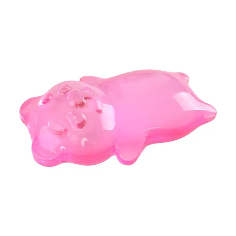 1Pcs Silicone Gel Mouse Wrist Rest Soft Cute Bear Design Ergonomic Support for Office Computer Gaming