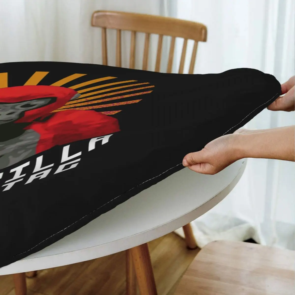 Gorilla Tag Pfp Maker Gorilla Tag Red Gorilla Round Tablecloth Oilproof Table Cloth for Kitchen Events Dining Table Cover