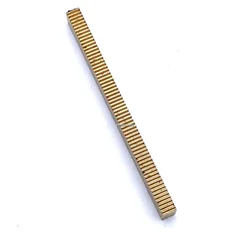 Precision Metal Straight Gear Rack 0.2M Copper Linear Transmission 40MM Fine Adjustment Track Teeth Gear