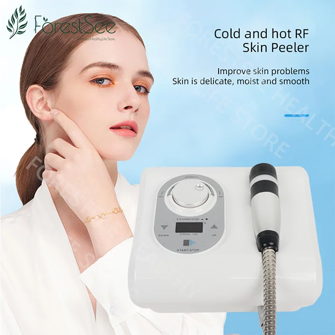 Cryo-rejuvenator Radiofrequency Anti-aging Cosmetology Ionizer Abundance Facial Skin Brightening Cosmetology Device