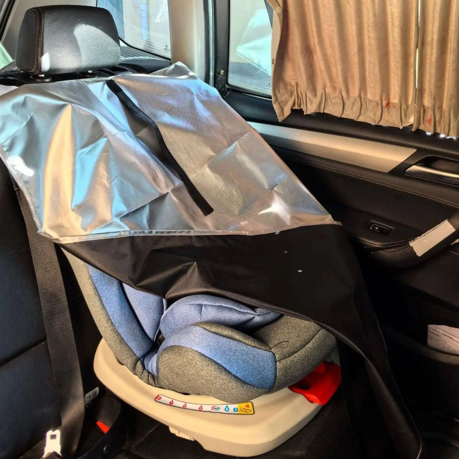 

Child Car Seat SunShade Protector Titanium Silver For Baby Kids UV Protector Dust Insulation Cover Infant Auto Safety Seat Tools