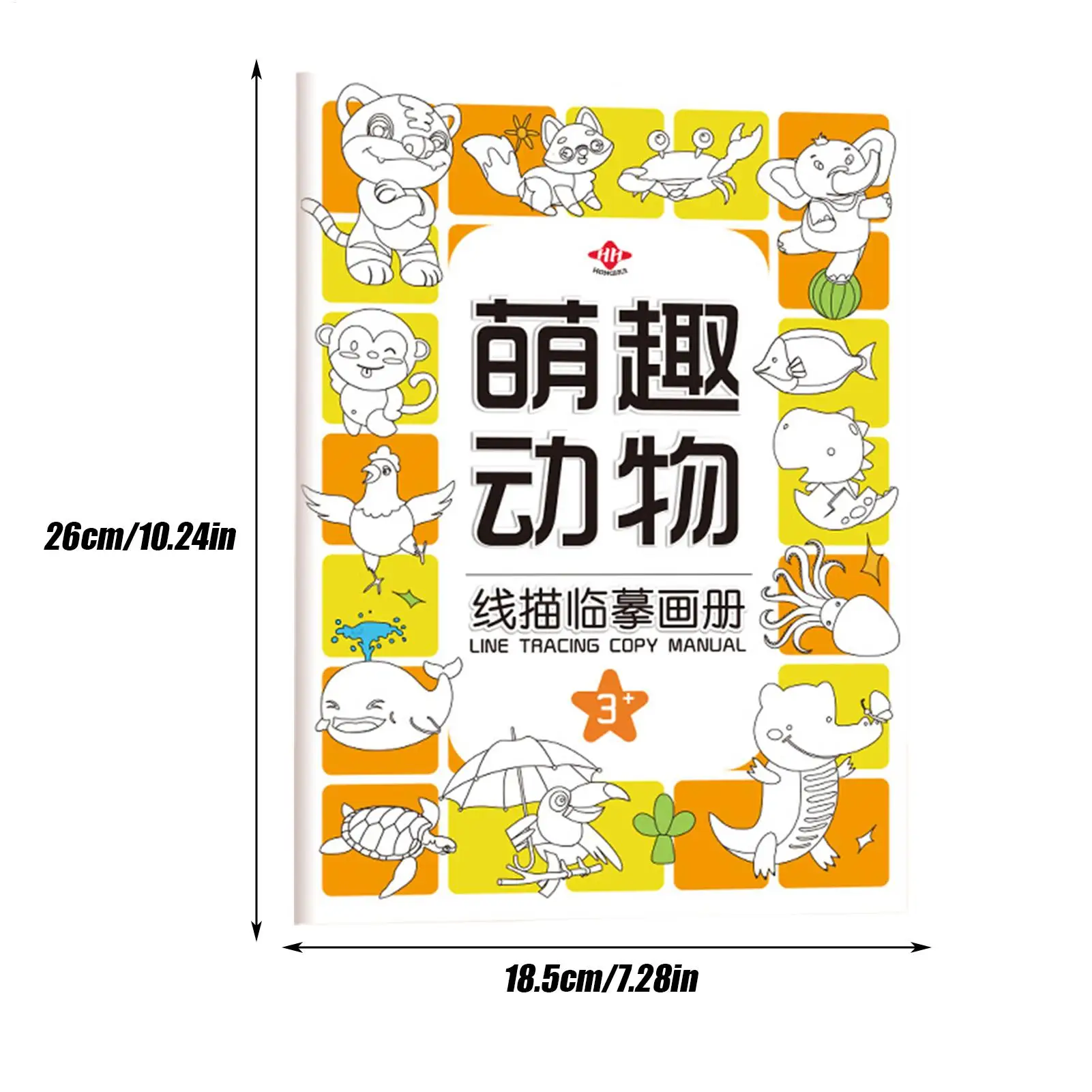 Cahier d'exercices de traçage préscolaire, contrôle du stylo, livres de pratique d'écriture, coloriage, papier de dessin interactif, jouets éducatifs d'apprentissage