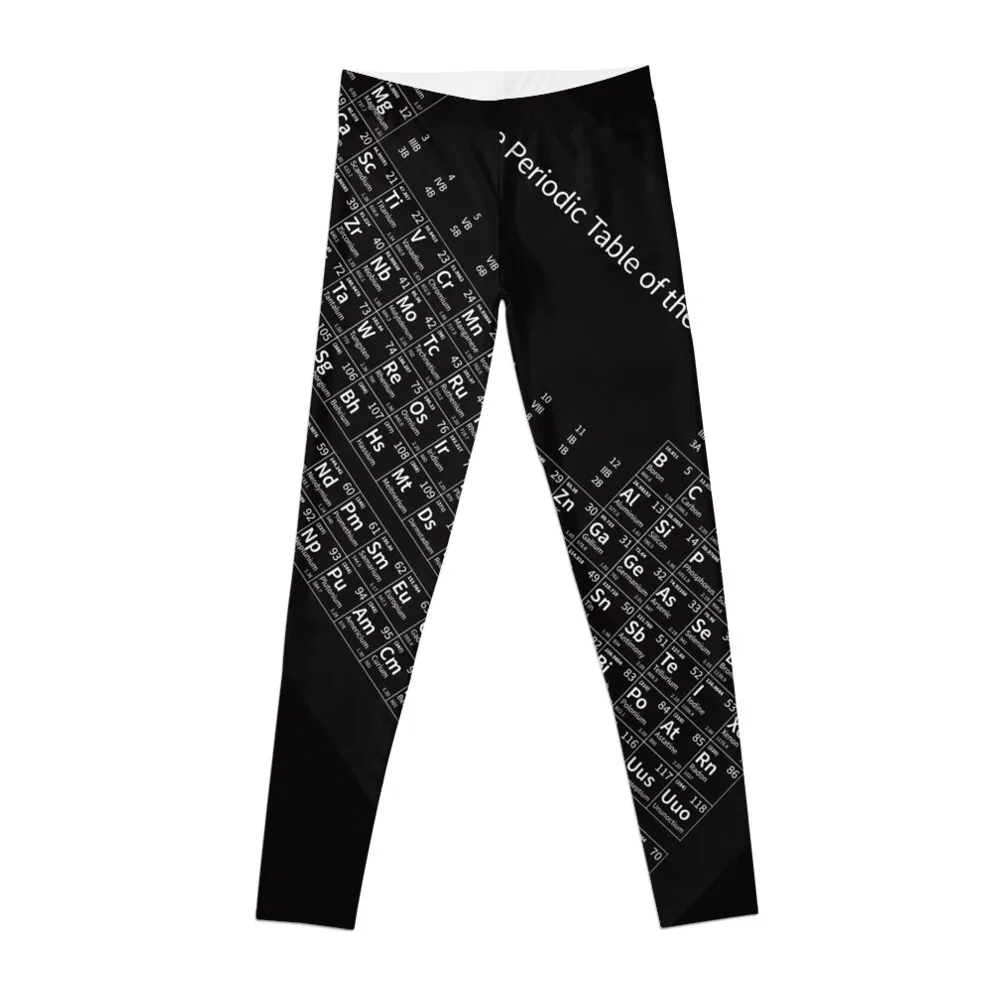 Chemical Periodic table Leggings Women's pants Tight fitting woman Womens Leggings