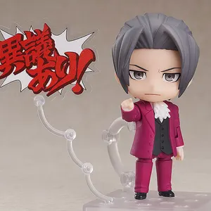 Anime Ace Lawyer Phoenix Wright 1761 Meilen Edgeworth 1762 Artikulierte Actionfigur PVC Packed Puppendekoration 10 cm 10 Hauptverkaufs Vinyl Phoenix - №9