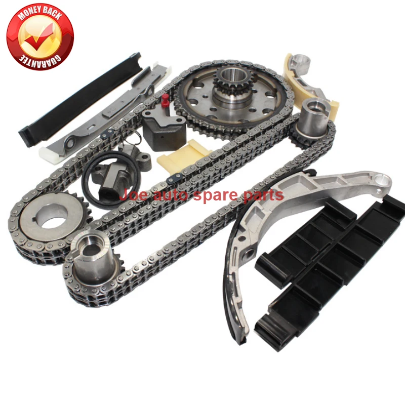 Kit de distribución de cadena de distribución de motor YD25 YD25DDTI 2.5L para Nissan Navara D40 2006- Pathfinder R51 07- Murano 01- NV350