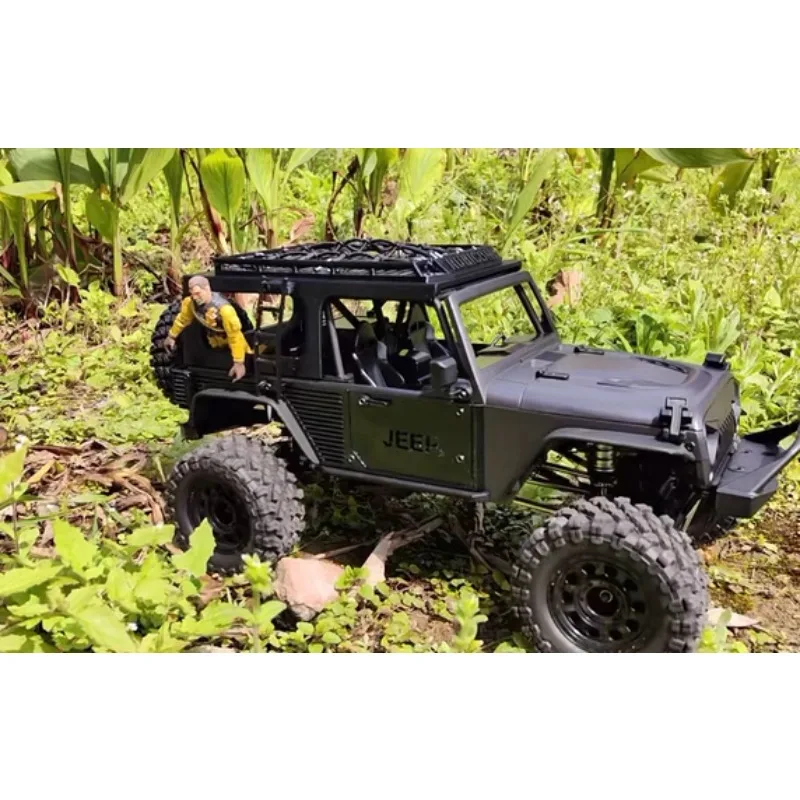 

MJX H12Y 1/12 Scale RC Rock Crawler with Modified Cut-Out Body Roof Rack 3D-Printed Upgrade Parts Non-Destructive Installation