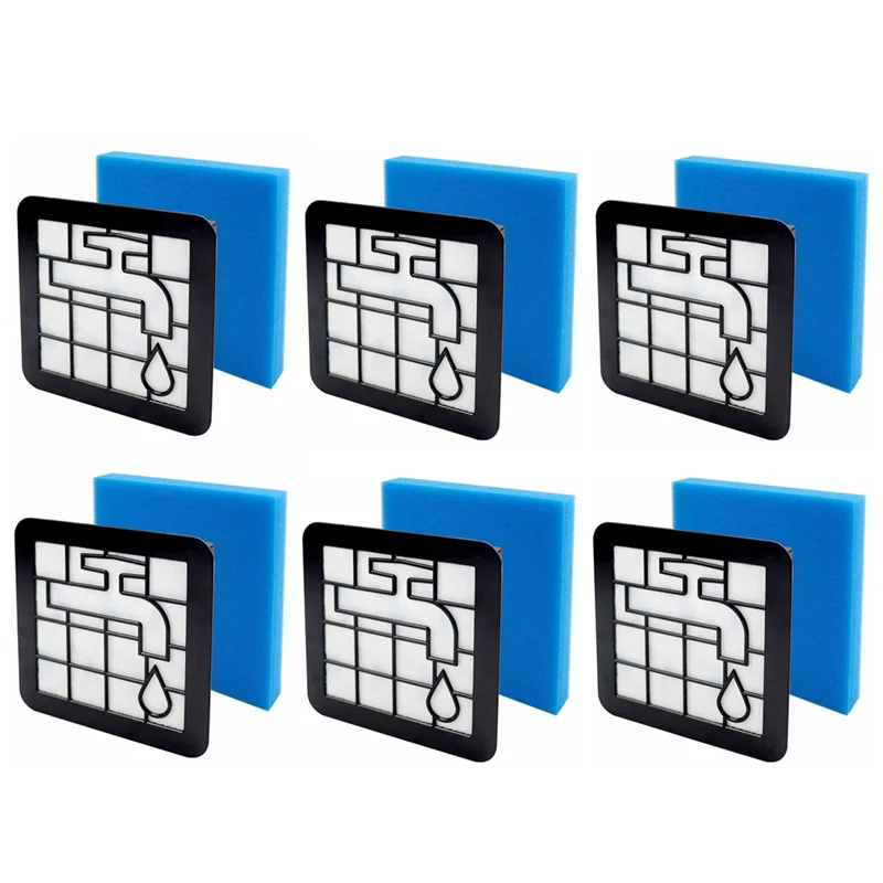 

A58Z 6PCS Filter For FC8010/01 FC9331/09 FC9332/09 Power Pro Compact Vacuum Cleaner Parts FC8010 Motor Foam Filter