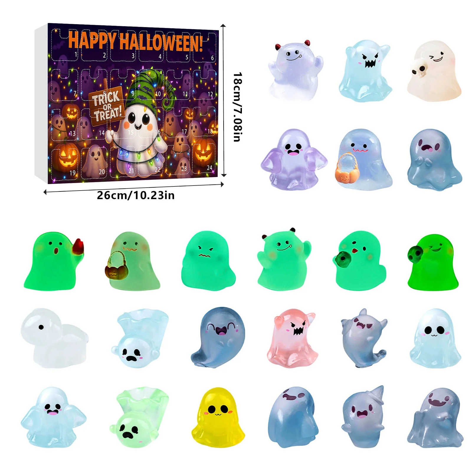 Kitchen Timer Cute Owl Glow In The Dark Halloween Advent Calendar Mystery Desktop Ornament Christmas Countdown Calendar Kids