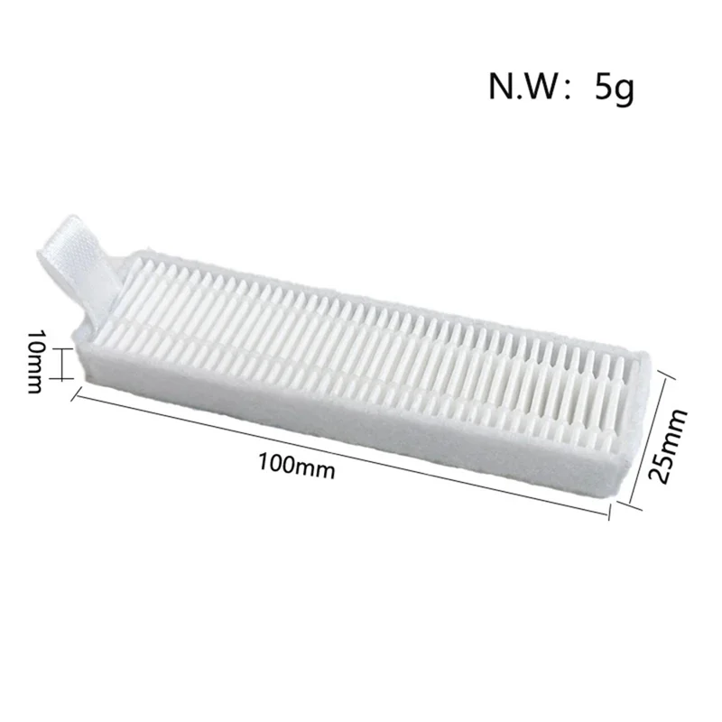 Hepa Filter Side Brush for Rowenta Tefal Explorer X-Plorer Serie 60 RR7455 RR7447WH Robot Vacuum Cleaner Spare Parts